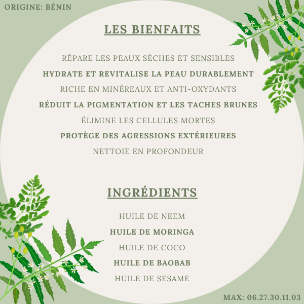 Savon au Moringa & Neem BIO – Image 2